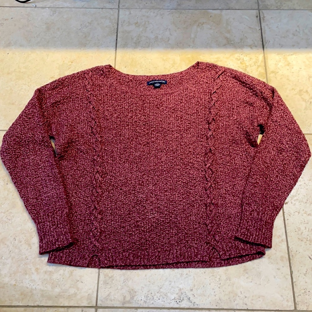 American Eagle sweater. Braided front.